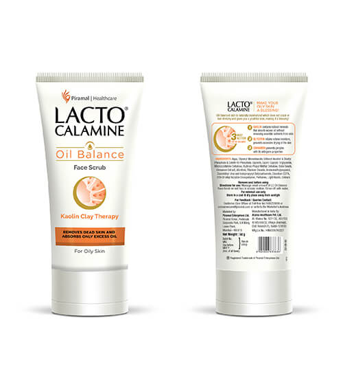 Lacto Calamine Oil Balance Face Scrub for Oily Skin